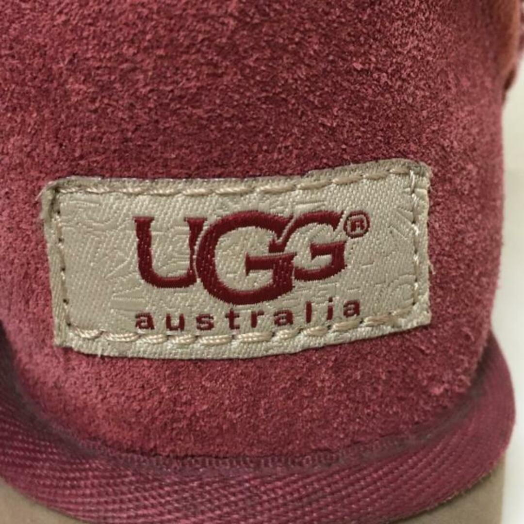 UGG(アグ)のUGG(アグ) ショートブーツ 22 レディース - 5825 レッド ムートン レディースの靴/シューズ(ブーツ)の商品写真