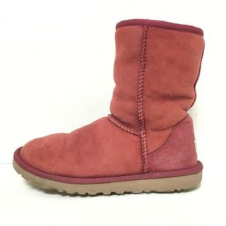 アグ(UGG)のUGG(アグ) ショートブーツ 22 レディース - 5825 レッド ムートン(ブーツ)