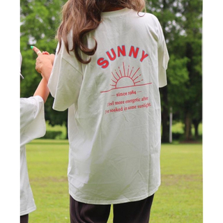 シマムラ(しまむら)のnozomi しまむら　aquaist アクアイスト　Tシャツ　sunny M(Tシャツ(半袖/袖なし))