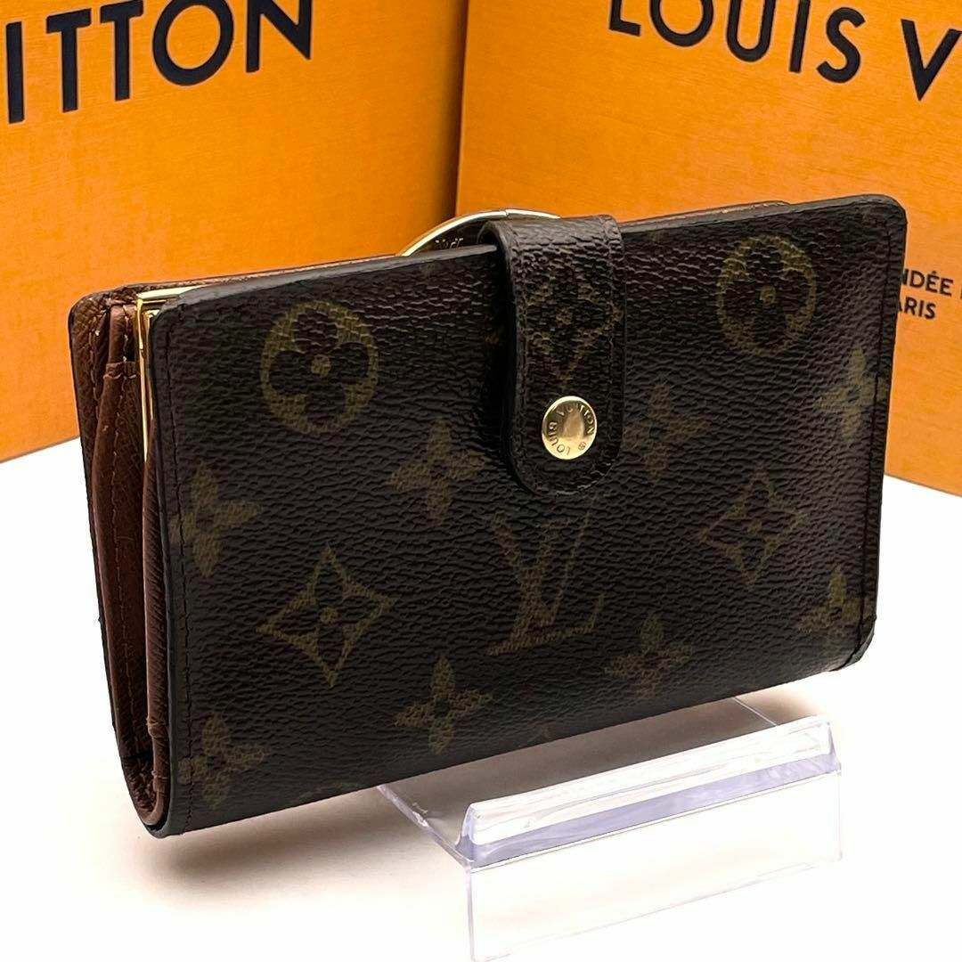 LOUIS VUITTON(ルイヴィトン)のルイヴィトン モノグラム ポルトモネビエ ヴィエノワ がま口 二つ折り財布 レディースのファッション小物(財布)の商品写真