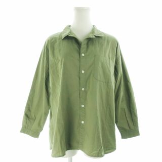 フリークスストア(FREAK'S STORE)のフリークスストア シャツ 長袖 オープンカラー F 緑 210701AH12A(シャツ/ブラウス(長袖/七分))