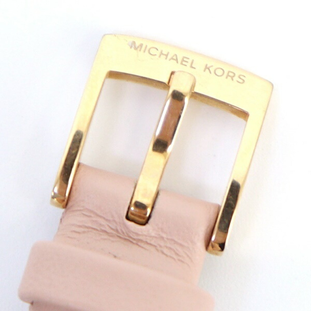 Michael Kors(マイケルコース)のAランク【マイケルコース】ミニパイパー/MK-2803/レディースウォッチ/腕時計/白文字盤/ローズゴールドダイヤル/Michael Kors【中古】 レディースのファッション小物(腕時計)の商品写真