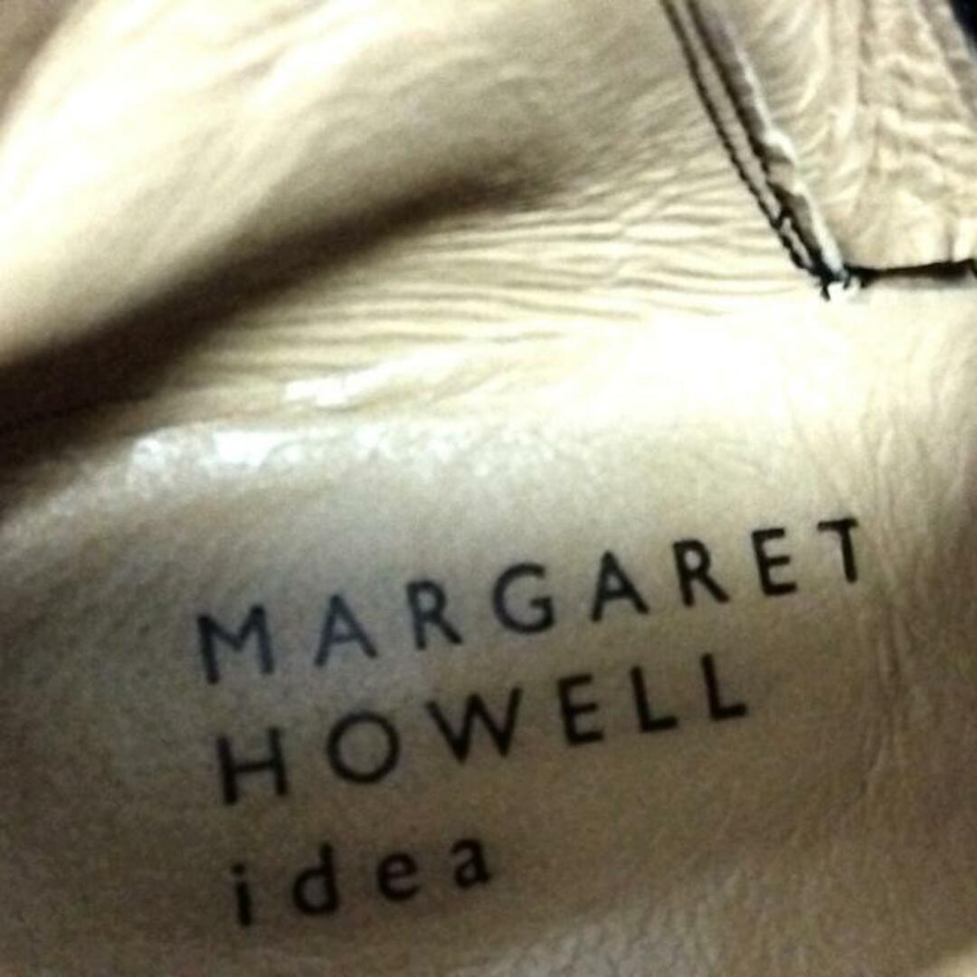 MARGARET HOWELL(マーガレットハウエル)のMargaretHowell(マーガレットハウエル) ブーツ 23 1/2 レディース美品  - 黒 idea レザー レディースの靴/シューズ(ブーツ)の商品写真