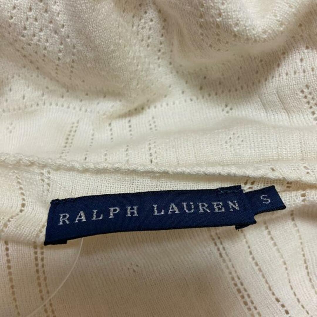 Ralph Lauren(ラルフローレン)のRalphLauren(ラルフローレン) 半袖カットソー サイズS レディース - アイボリー 綿 レディースのトップス(カットソー(半袖/袖なし))の商品写真