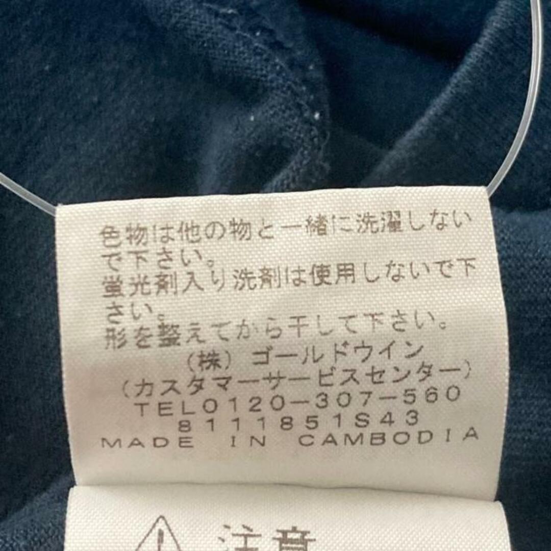 THE NORTH FACE(ザノースフェイス)のTHE NORTH FACE(ノースフェイス) 半袖Tシャツ サイズM メンズ - ダークネイビー クルーネック メンズのトップス(Tシャツ/カットソー(半袖/袖なし))の商品写真