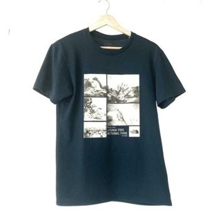 ザノースフェイス(THE NORTH FACE)のTHE NORTH FACE(ノースフェイス) 半袖Tシャツ サイズM メンズ - ダークネイビー クルーネック(Tシャツ/カットソー(半袖/袖なし))