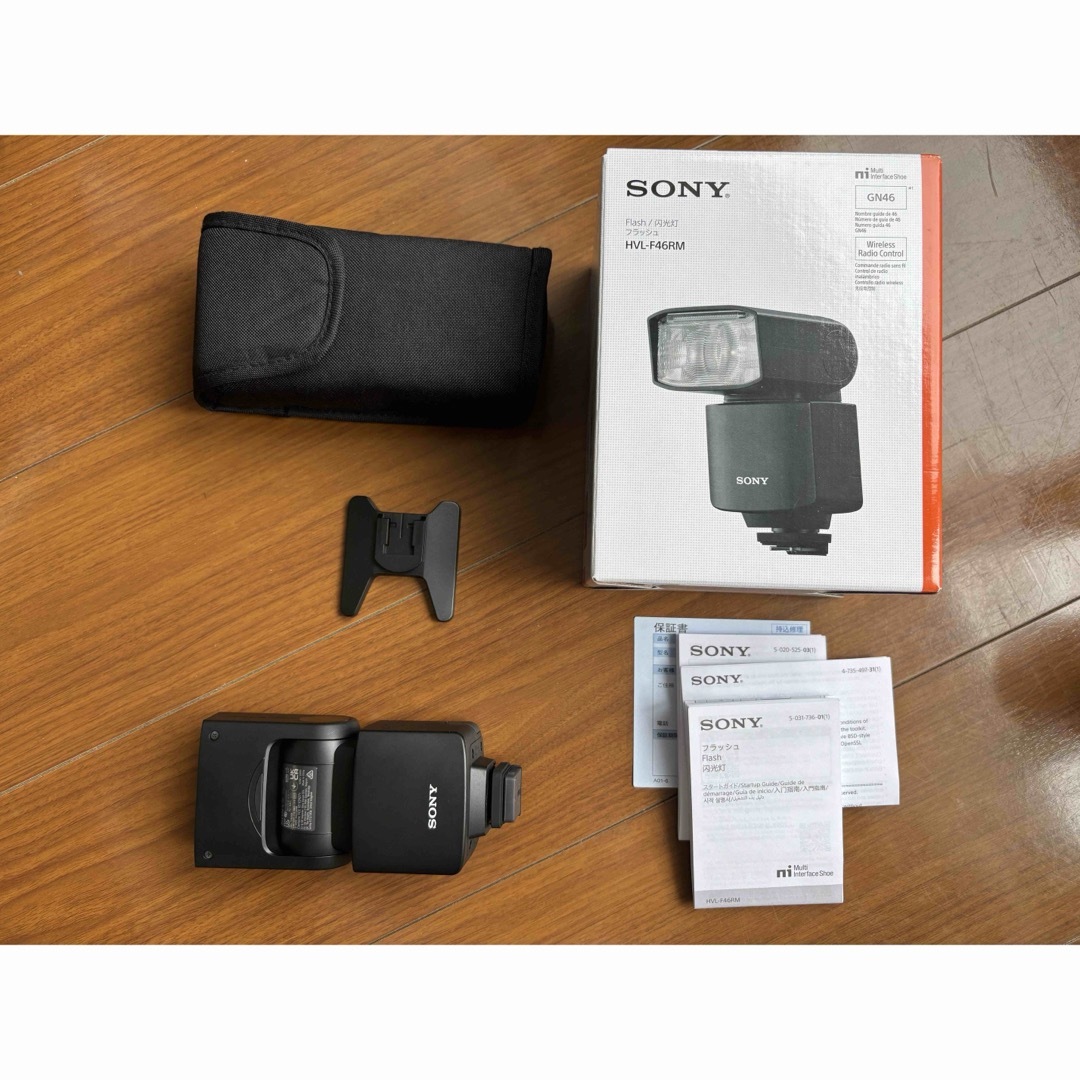 SONY(ソニー)のSONY 電波式ワイヤレスフラッシュ α HVL-F46RM スマホ/家電/カメラのカメラ(ストロボ/照明)の商品写真