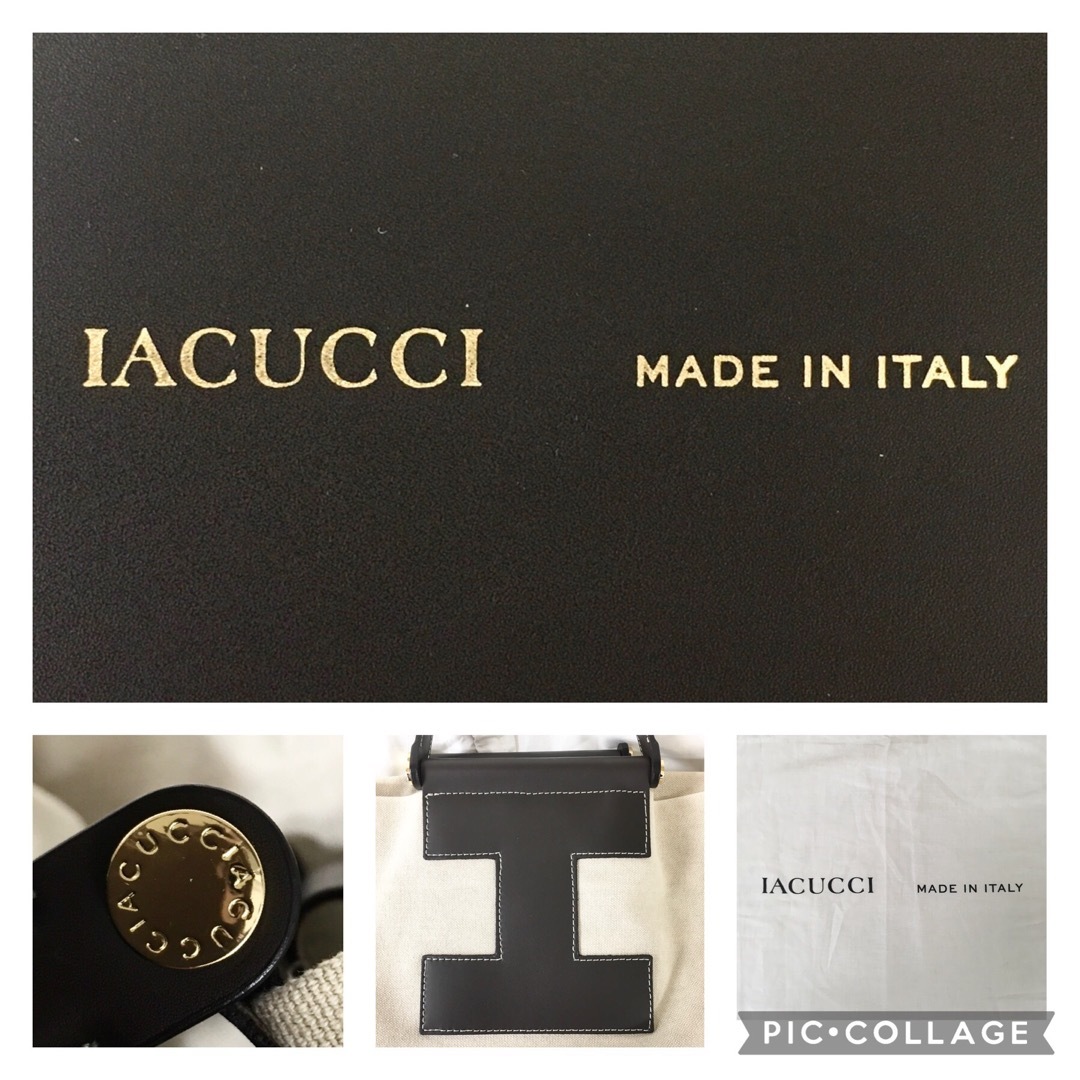 IACUCCI(イアクッチ)の☆美品・保存袋付☆イアクッチ IACUCCI ソルベットM キャンバストート レディースのバッグ(トートバッグ)の商品写真