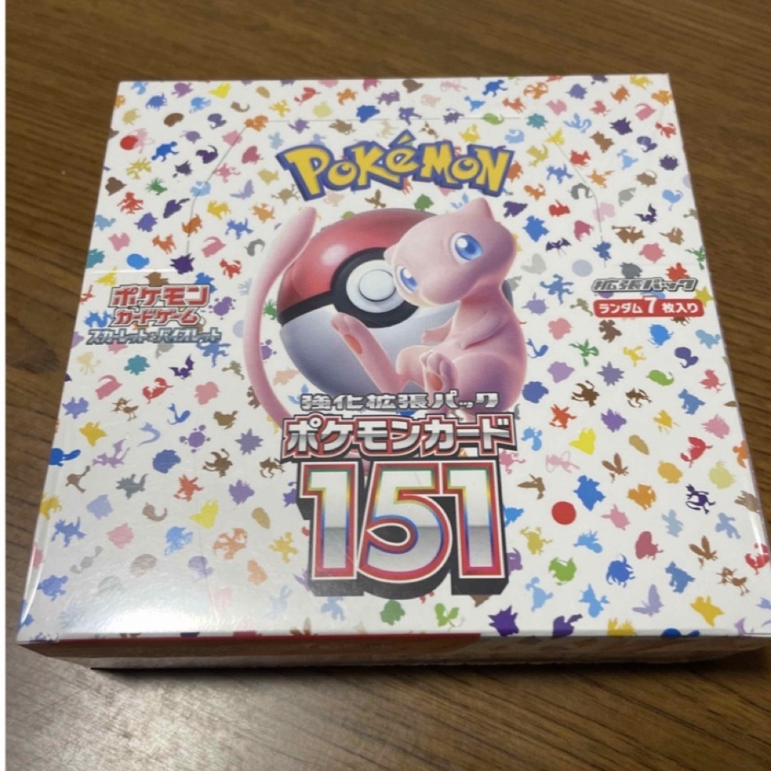 ポケモンカード151 新品未開封シュリンク付き1BOX エンタメ/ホビーのトレーディングカード(Box/デッキ/パック)の商品写真