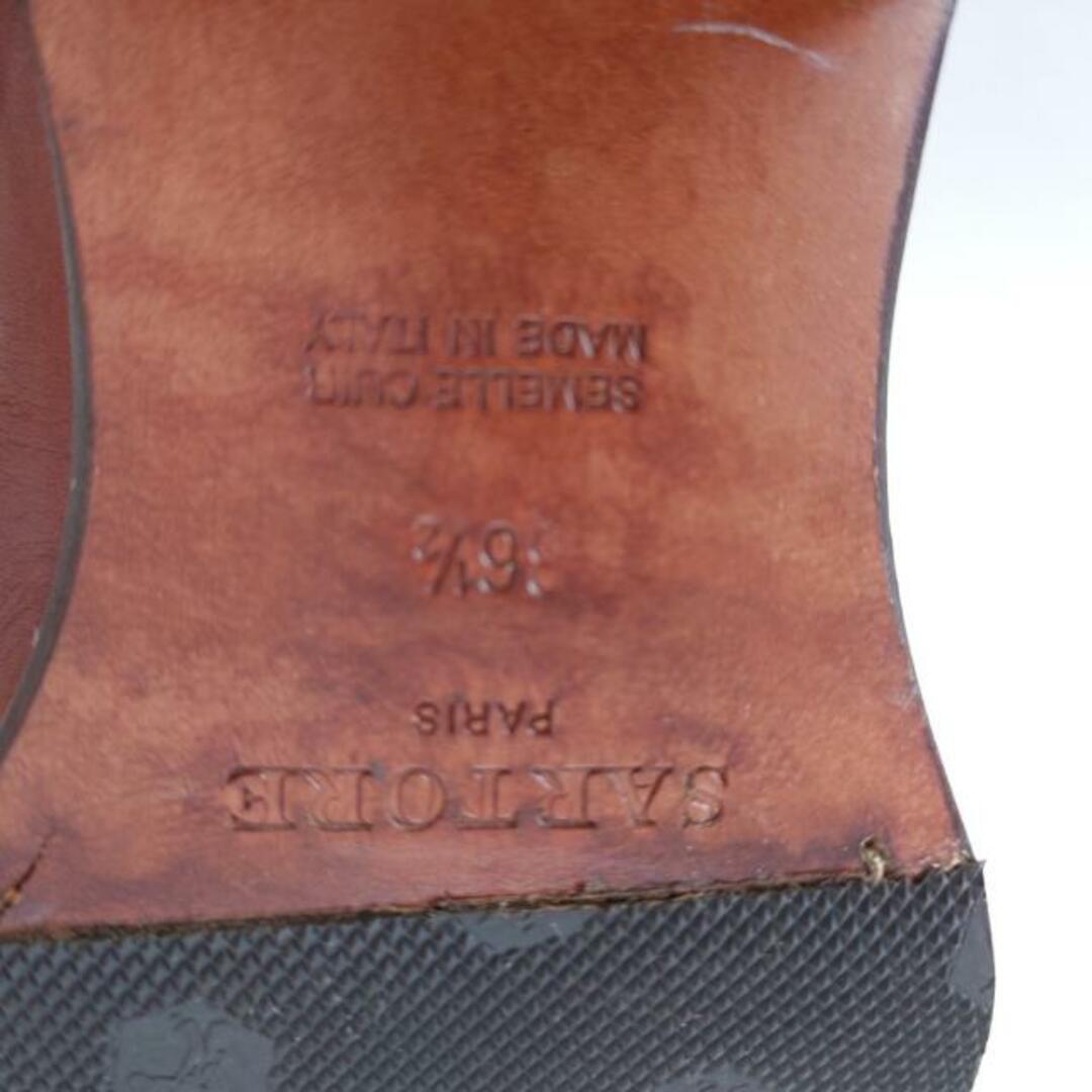 SARTORE(サルトル)のSARTORE(サルトル) ロングブーツ 36 1/2 レディース - ブラウン アウトソール張替済 レザー レディースの靴/シューズ(ブーツ)の商品写真