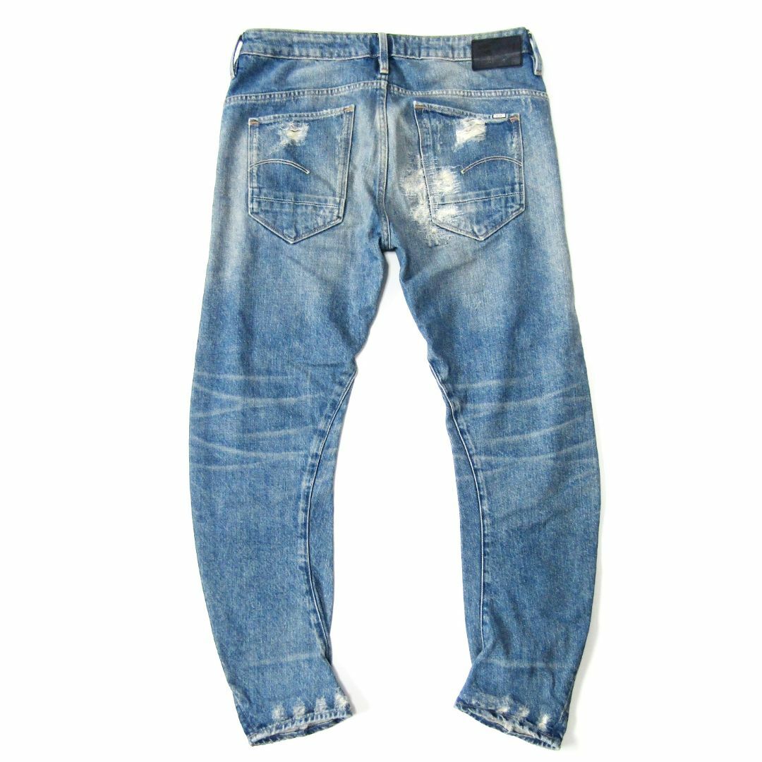 G-STAR RAW(ジースター)のジースターARC▼3Dボーイフレンドデニム▼リペア加工▼24インチ▼W約78cm レディースのパンツ(デニム/ジーンズ)の商品写真