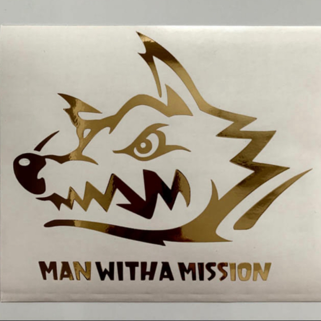 MAN WITH A MISSION マンウィズアミッション ステッカー◆ミラー エンタメ/ホビーのタレントグッズ(ミュージシャン)の商品写真