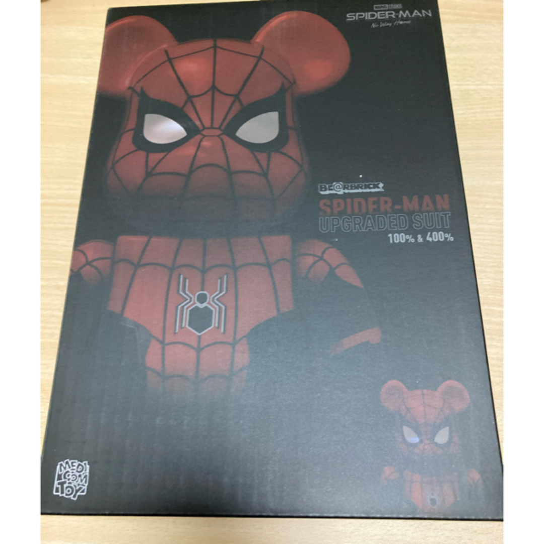 BE@RBRICK(ベアブリック)のBE@RBRICK SPIDER-MAN UPGRADED SUIT  エンタメ/ホビーのフィギュア(その他)の商品写真