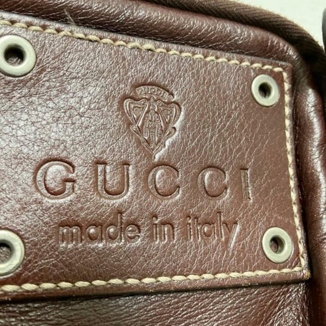 Gucci(グッチ)のGUCCI(グッチ) ウエストポーチ - 201846 ボルドー レザー レディースのバッグ(ボディバッグ/ウエストポーチ)の商品写真