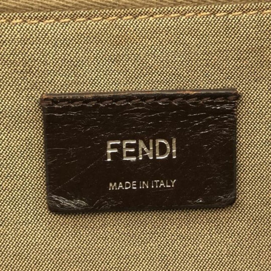 FENDI(フェンディ)のFENDI(フェンディ) ハンドバッグ バイザウェイラージ 8BL125-W7Q ベージュ×ダークブラウン レザー レディースのバッグ(ハンドバッグ)の商品写真