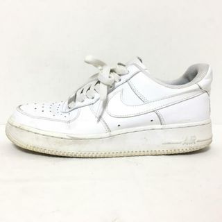 ナイキ(NIKE)のNIKE(ナイキ) スニーカー 24.5 レディース エアフォース1 DD8959-100 白 レザー(スニーカー)