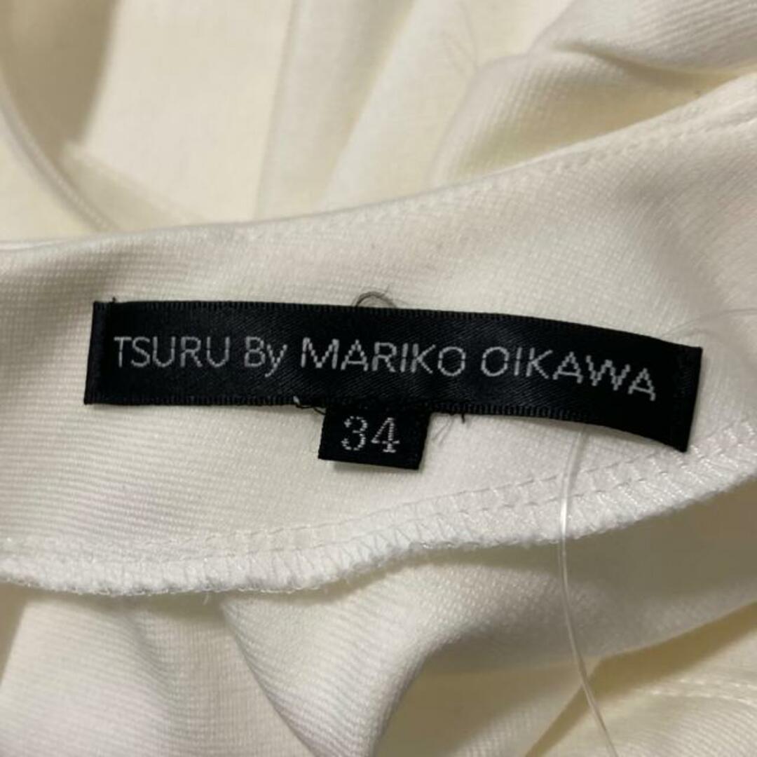 TSURU by Mariko Oikawa(ツルバイマリコオイカワ)のTSURU BY MARIKO OIKAWA(ツルバイマリコオイカワ) 半袖カットソー サイズ34 S レディース - アイボリー クルーネック/レース レディースのトップス(カットソー(半袖/袖なし))の商品写真