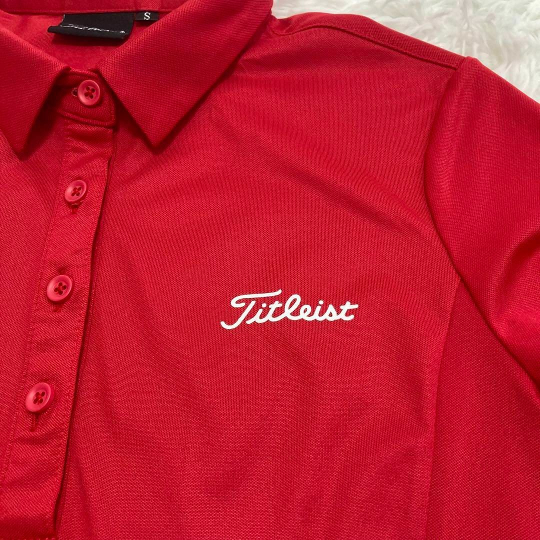 Titleist(タイトリスト)の【美品】Titleist　タイトリスト　ワンピース　Sサイズ　ゴルフ　レッド　赤 スポーツ/アウトドアのゴルフ(ウエア)の商品写真