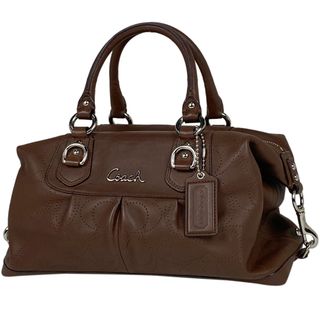 コーチ(COACH)のコーチ ロゴ ハンドバッグ レディース 【中古】(ハンドバッグ)