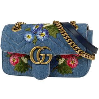 グッチ(Gucci)のグッチ GGマーモント ミニ チェーン ショルダーバッグ レディース 【中古】(ショルダーバッグ)