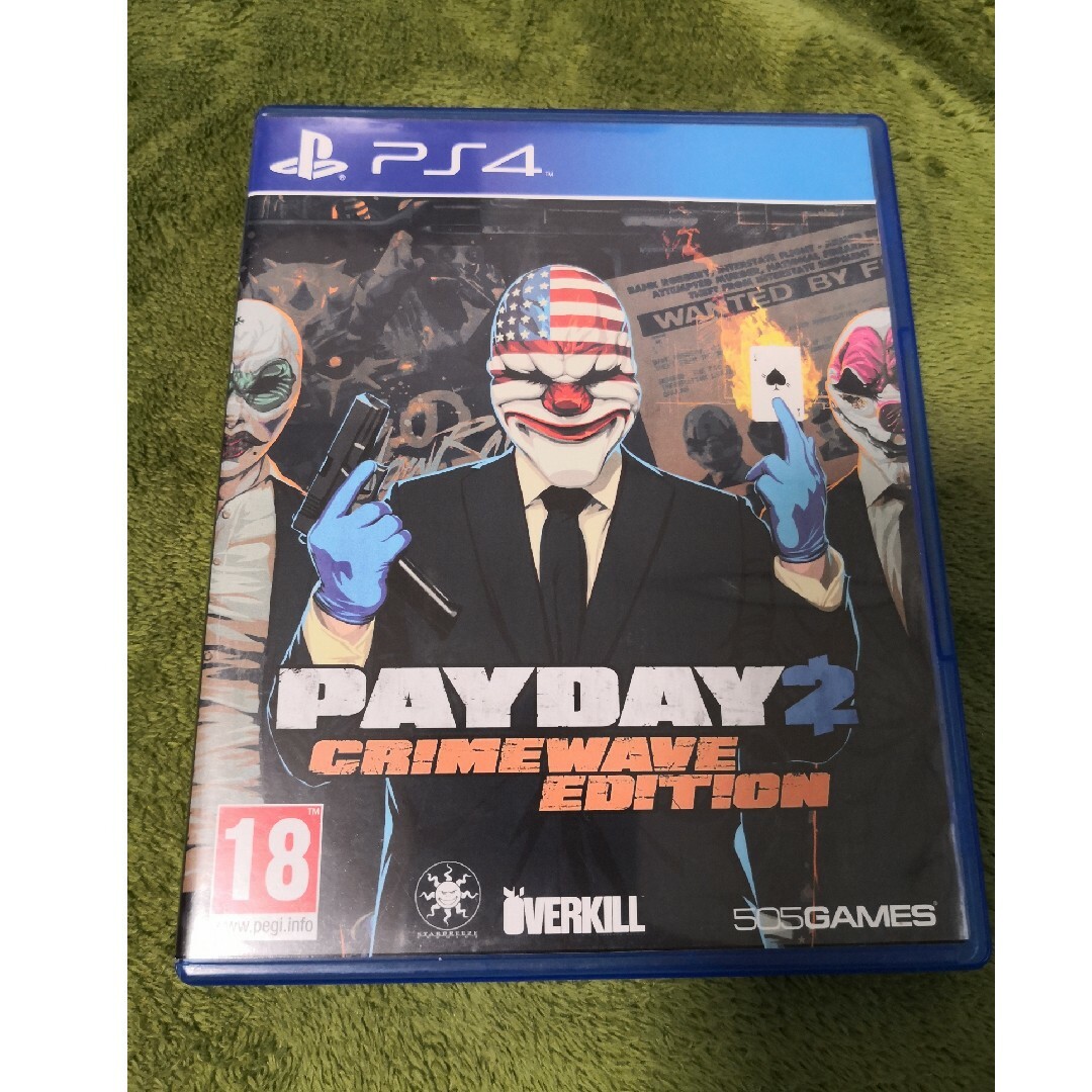 PlayStation4(プレイステーション4)の欧州版 PAYDAY 2 crimewave edition ペイデイ2 エンタメ/ホビーのゲームソフト/ゲーム機本体(家庭用ゲームソフト)の商品写真