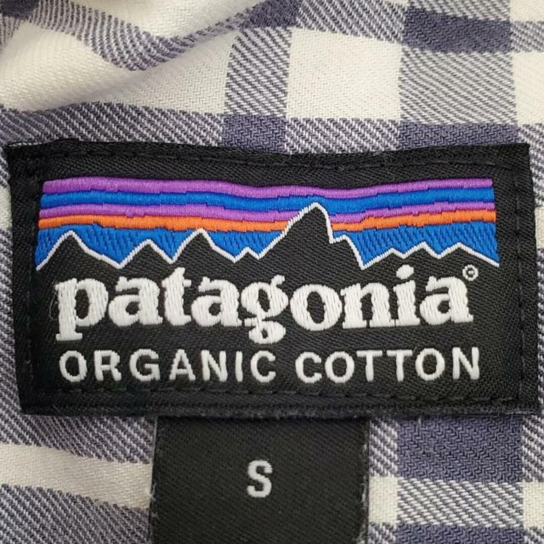 patagonia(パタゴニア)のPatagonia(パタゴニア) 長袖シャツ サイズS メンズ美品  - ライトブルー×アイボリー メンズのトップス(シャツ)の商品写真