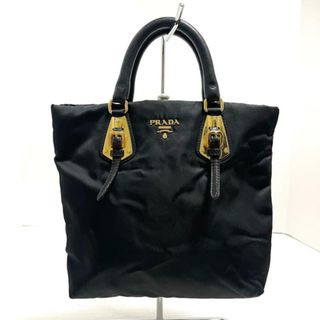 プラダ(PRADA)のPRADA(プラダ) トートバッグ - 黒 ナイロン×レザー(トートバッグ)