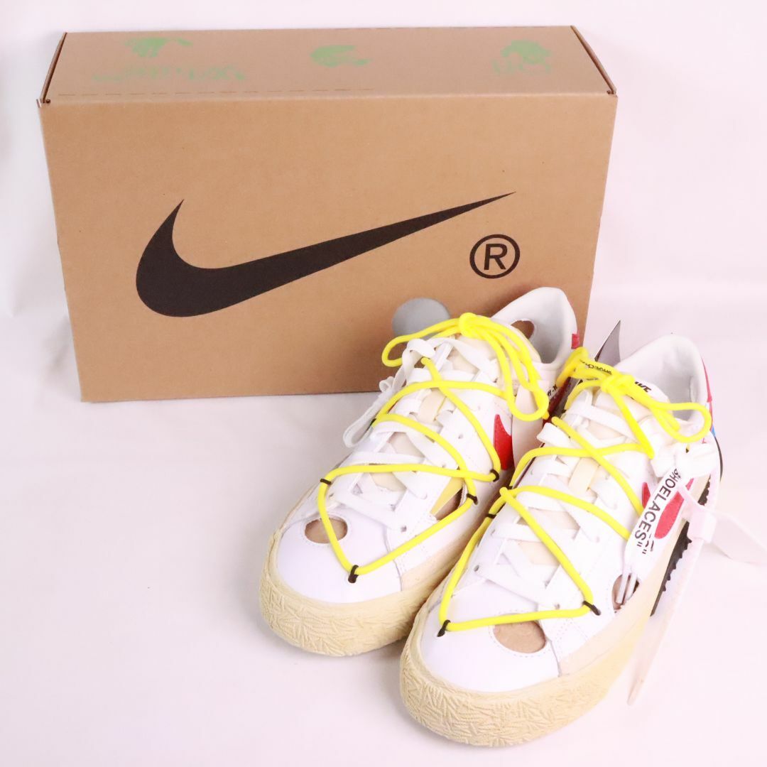 OFF-WHITE(オフホワイト)のoff white　オフホワイト　NIKE　ナイキ　スニーカー　白　黄色　26.0 メンズの靴/シューズ(スニーカー)の商品写真