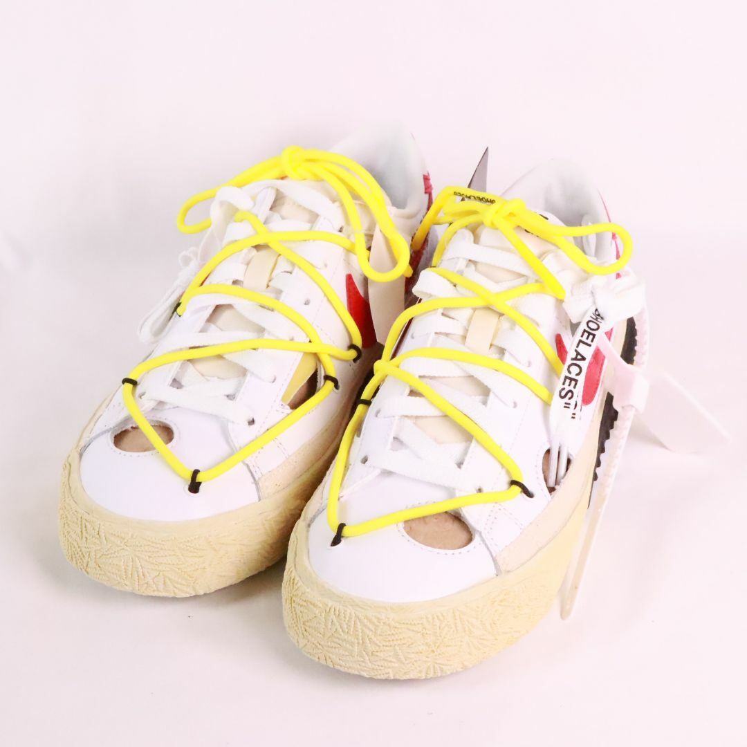 OFF-WHITE(オフホワイト)のoff white　オフホワイト　NIKE　ナイキ　スニーカー　白　黄色　26.0 メンズの靴/シューズ(スニーカー)の商品写真