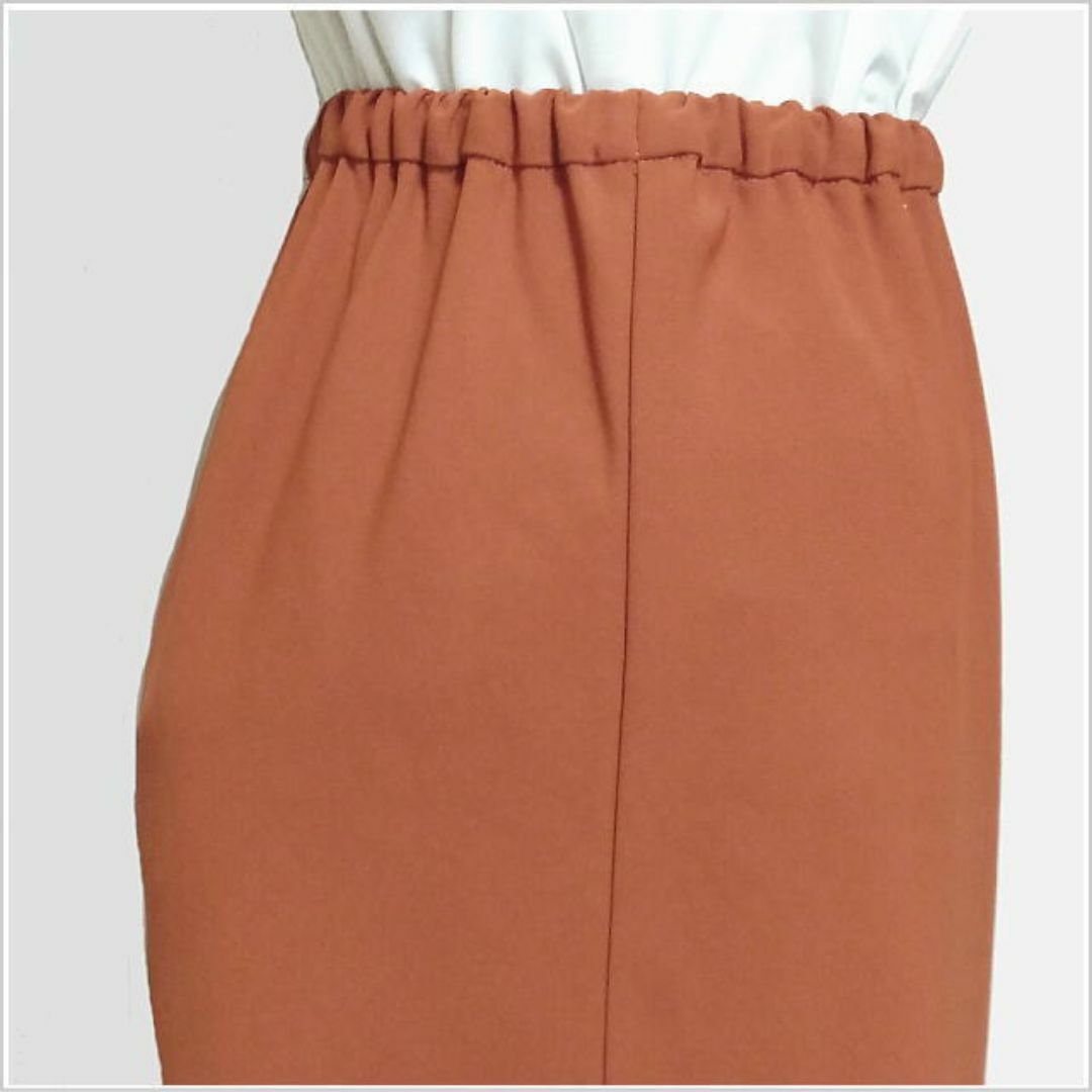 ［CHIGNON］オレンジシンプルロングスカート シニヨン 38 M～L位 レディースのスカート(ロングスカート)の商品写真