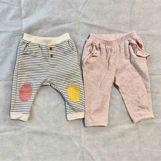 ベビーギャップ(babyGAP)のZARA BABY baby gap ベビー　ボトムス　70 80 2枚セット(パンツ)