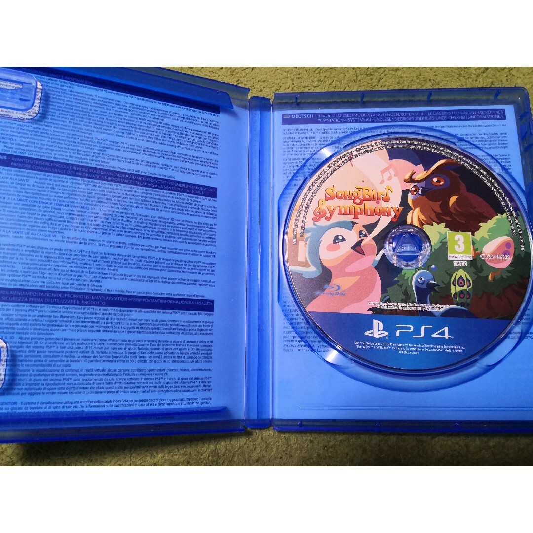 PlayStation4(プレイステーション4)のソングバードシンフォニー songbird symphony 欧州版 PS4 エンタメ/ホビーのゲームソフト/ゲーム機本体(家庭用ゲームソフト)の商品写真
