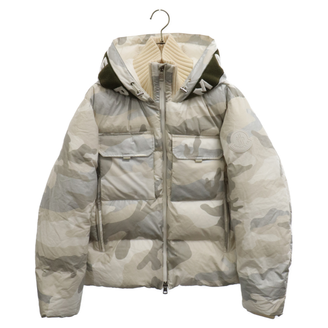 MONCLER(モンクレール)のMONCLER モンクレール GRANERO カモフラ柄ダウンジャケット ホワイト 2 F20911A59000 メンズのジャケット/アウター(ダウンジャケット)の商品写真