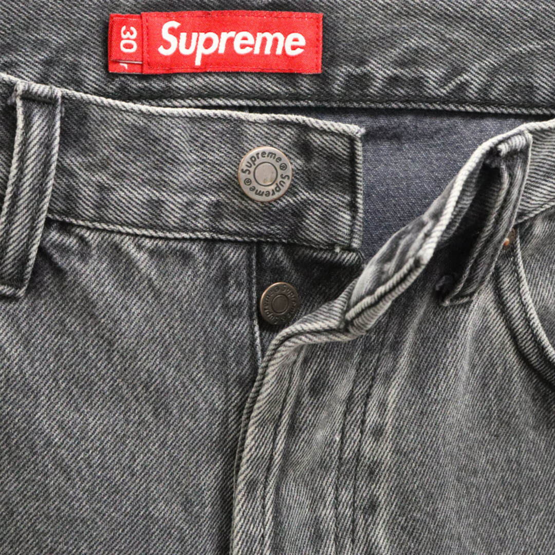 Supreme(シュプリーム)のSUPREME シュプリーム 24SS Regular Jean スターワッペン ボタンフライ デニムパンツ ブラック メンズのパンツ(デニム/ジーンズ)の商品写真