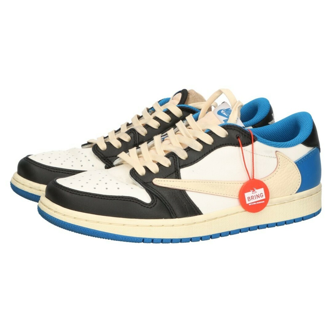 NIKE(ナイキ)のNIKE ナイキ ×TRAVIS SCOTT FRAGMENT DESIGN AIR JORDAN 1 LOW OG SP DM7866-140 トラヴィススコット フラグメント エアジョーダン1 ローカットスニーカー US6.5/24.5cm レディースの靴/シューズ(スニーカー)の商品写真