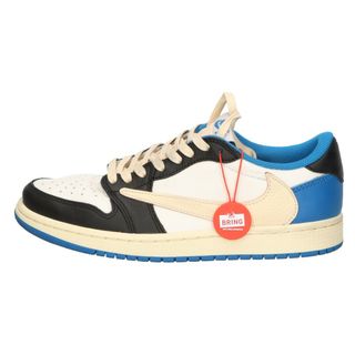 ナイキ(NIKE)のNIKE ナイキ ×TRAVIS SCOTT FRAGMENT DESIGN AIR JORDAN 1 LOW OG SP DM7866-140 トラヴィススコット フラグメント エアジョーダン1 ローカットスニーカー US6.5/24.5cm(スニーカー)