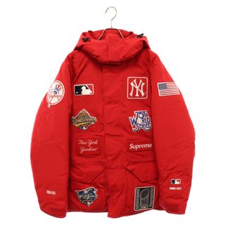 Supreme - SUPREME シュプリーム New York Yankees GORE TEX 700-Fill Down Jacket ニューヨーク ヤンキース ゴアテックス 700-フィル ダウン ジャケット レッド