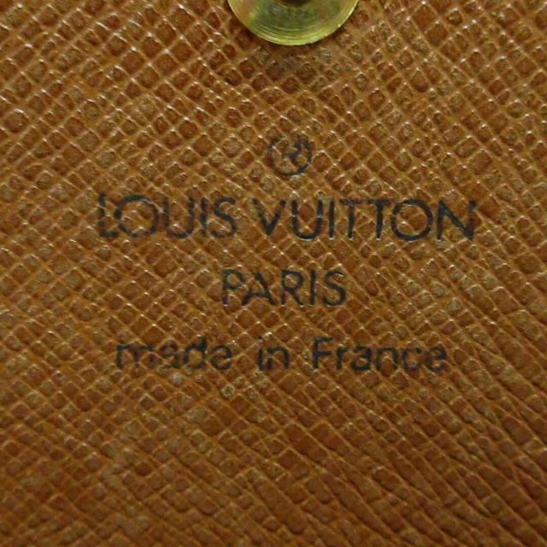 LOUIS VUITTON(ルイヴィトン)のLOUIS VUITTON(ルイヴィトン) 2つ折り財布 モノグラム ポルト モネ・ビエ トレゾール M61730 ■外側素材⇒モノグラム・キャンバス■内側素材⇒クロスグレインレザー レディースのファッション小物(財布)の商品写真