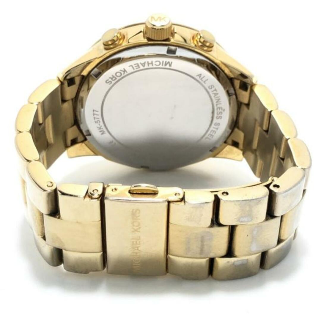 Michael Kors(マイケルコース)のMICHAEL KORS(マイケルコース) 腕時計 MK-5777 レディース ゴールド レディースのファッション小物(腕時計)の商品写真