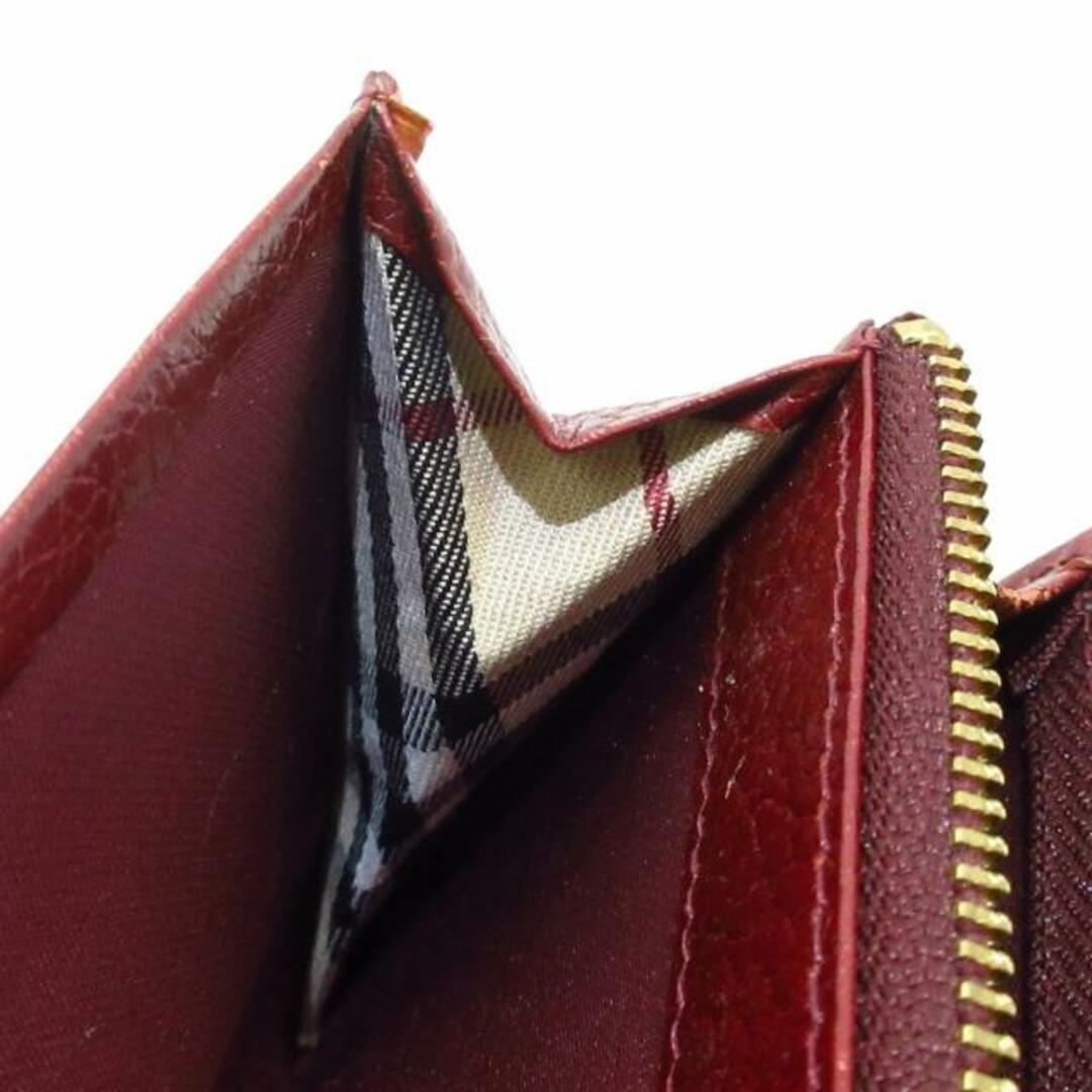 BURBERRY(バーバリー)のBurberry(バーバリー) 2つ折り財布 ボルドー レザー レディースのファッション小物(財布)の商品写真