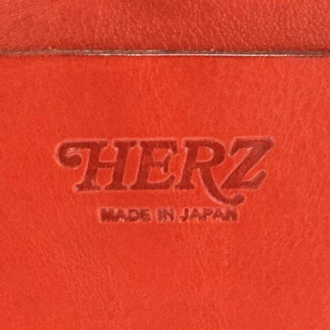 HERZ(ヘルツ)のHERZ(ヘルツ) リュックサック レッド レザー レディースのバッグ(リュック/バックパック)の商品写真