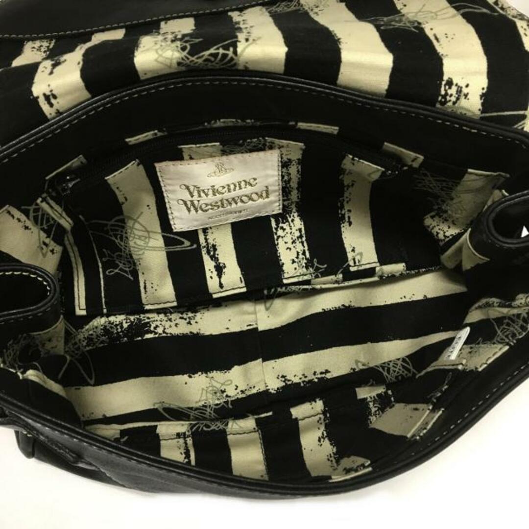 Vivienne Westwood(ヴィヴィアンウエストウッド)のVivienneWestwood(ヴィヴィアンウエストウッド) ショルダーバッグ 黒 レザー レディースのバッグ(ショルダーバッグ)の商品写真