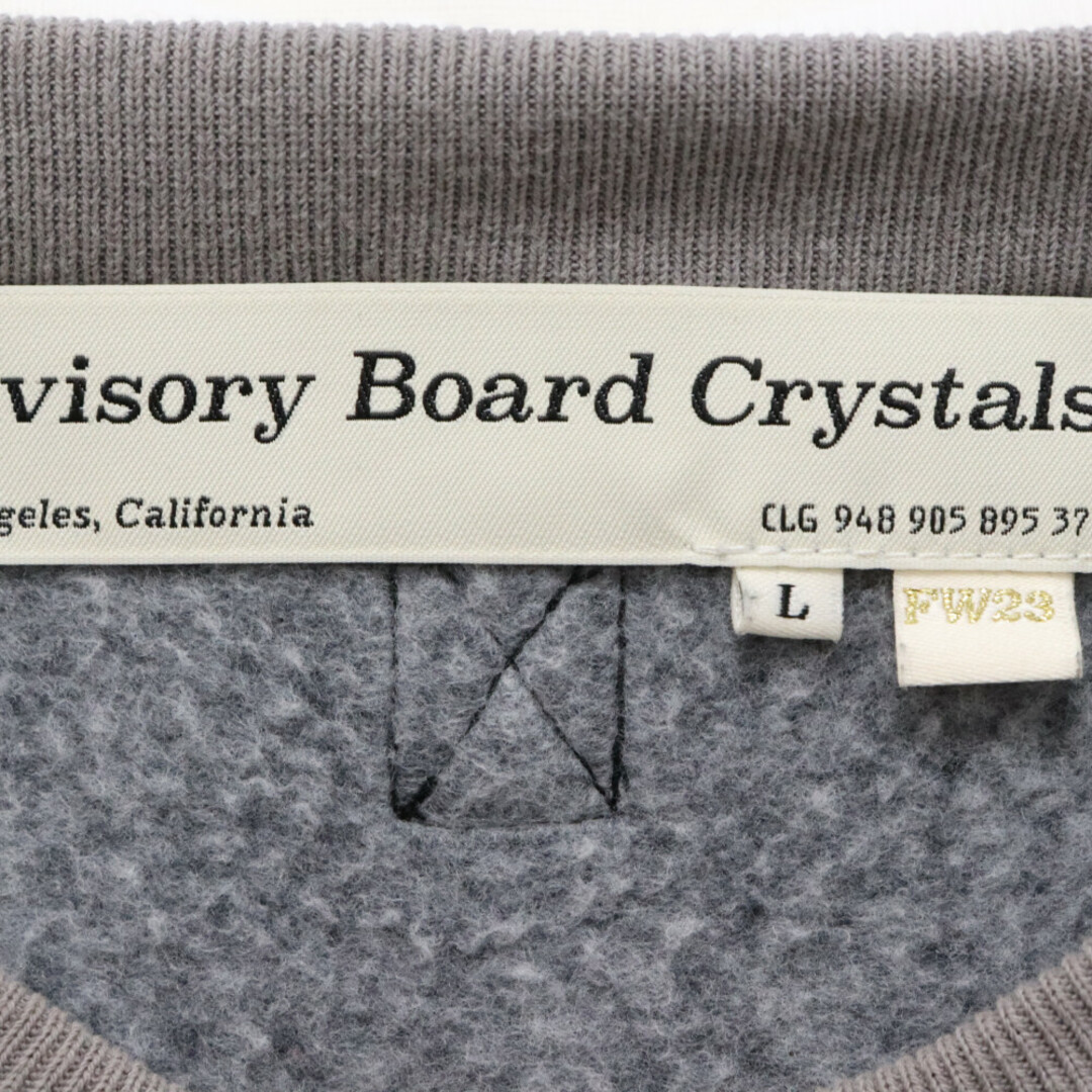 Advisory Board Crystals アドバイザリー ボード クリスタルズ Terrific Plants Hoodie プルオーバー フーディー 切替デザイン ロゴプリント パーカー ブラック メンズのトップス(パーカー)の商品写真