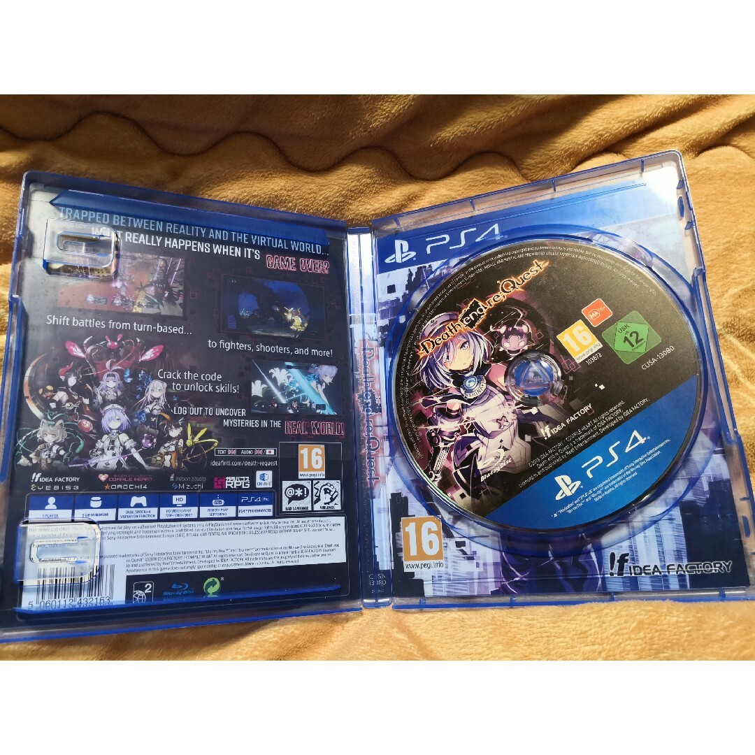 PlayStation4(プレイステーション4)のPS4 欧州版 death end re;quest デスエンドリクエスト エンタメ/ホビーのゲームソフト/ゲーム機本体(家庭用ゲームソフト)の商品写真