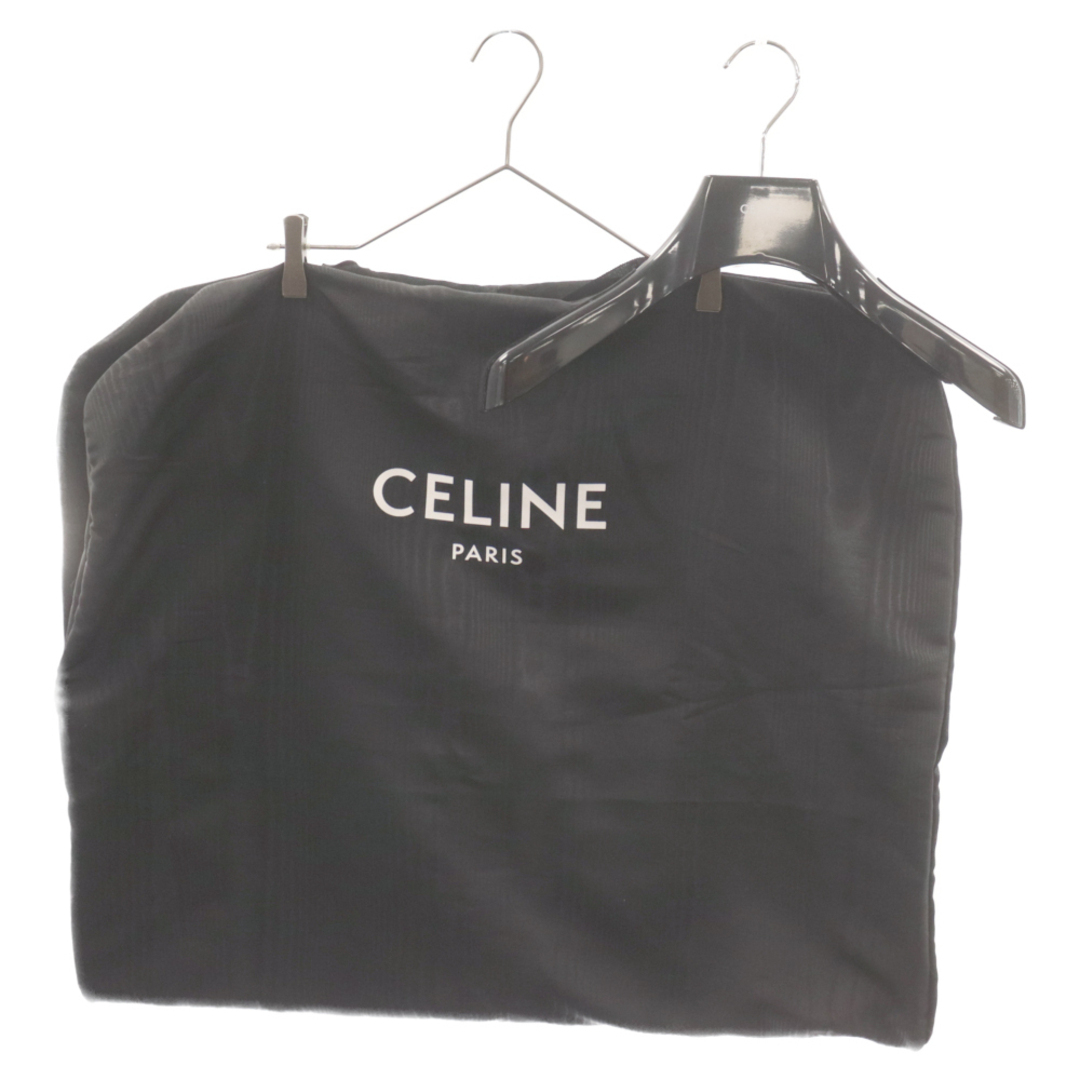 celine(セリーヌ)のCELINE セリーヌ レクタングル ラムレザー バイカーベスト 2E227276D ブラック メンズのトップス(ベスト)の商品写真