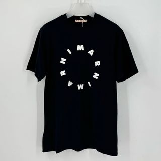 新品　MARNI マルニ　ロゴTシャツ　ブラック　半袖　ブランド　プレゼント人気