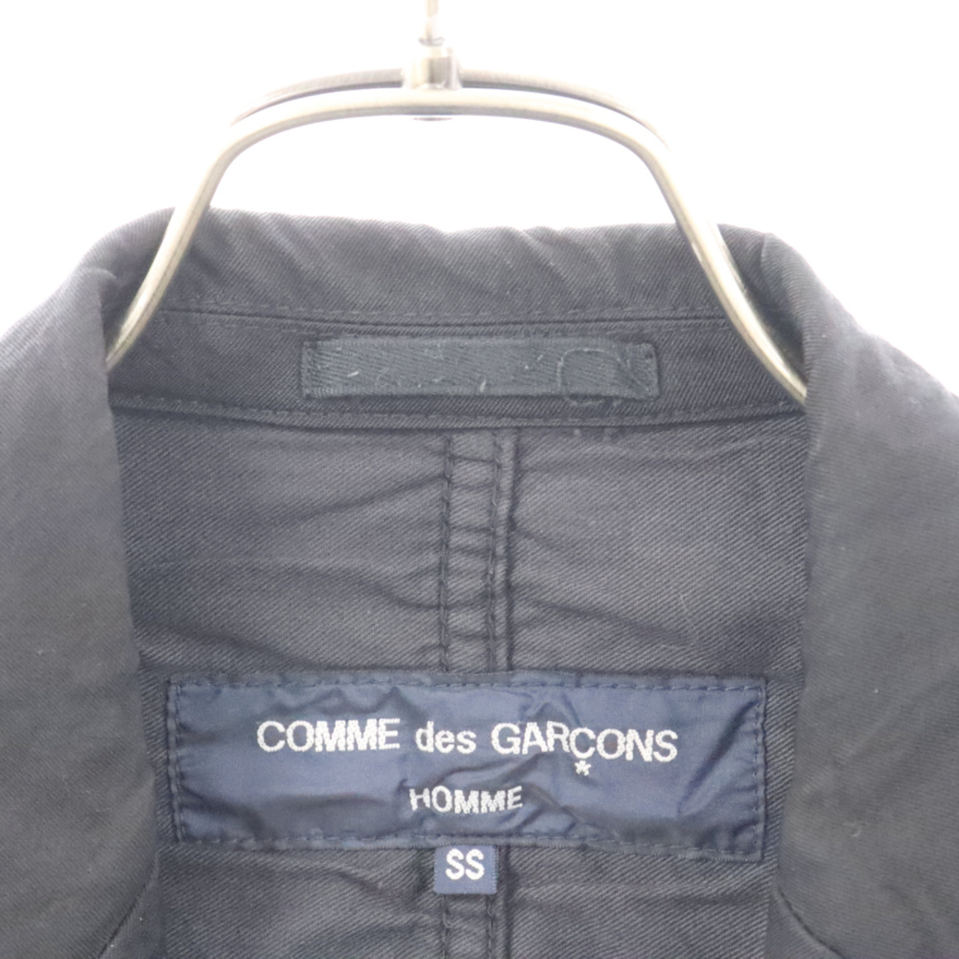 COMME des GARCONS(コムデギャルソン)のCOMME des GARCONS HOMME コムデギャルソンオム ジップアップ ボタン ワークジャケット ブラック HT-J053 メンズのジャケット/アウター(フライトジャケット)の商品写真