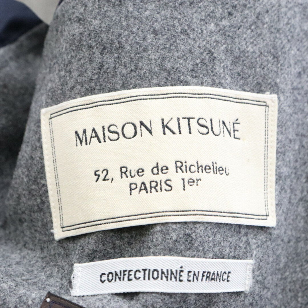 MAISON KITSUNE'(メゾンキツネ)のMAISON KITSUNE メゾンキツネ VITALE BARBERIS CANONICO 2B ウール テーラードジャケット グレー メンズのジャケット/アウター(テーラードジャケット)の商品写真