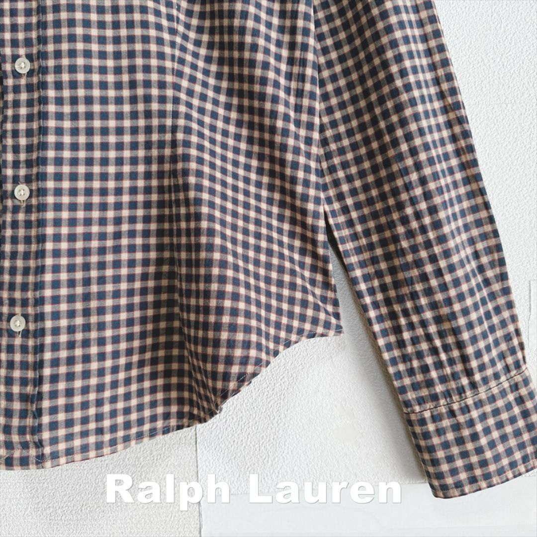 Ralph Lauren(ラルフローレン)の【Ralph Lauren】ラルフローレン チェック総柄 コットン シャツ メンズのトップス(シャツ)の商品写真