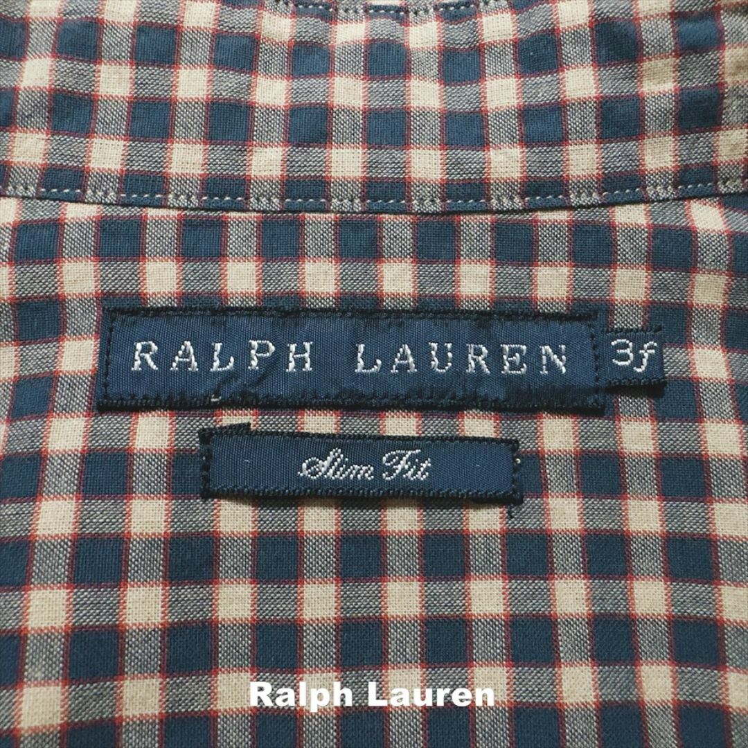 Ralph Lauren(ラルフローレン)の【Ralph Lauren】ラルフローレン チェック総柄 コットン シャツ メンズのトップス(シャツ)の商品写真